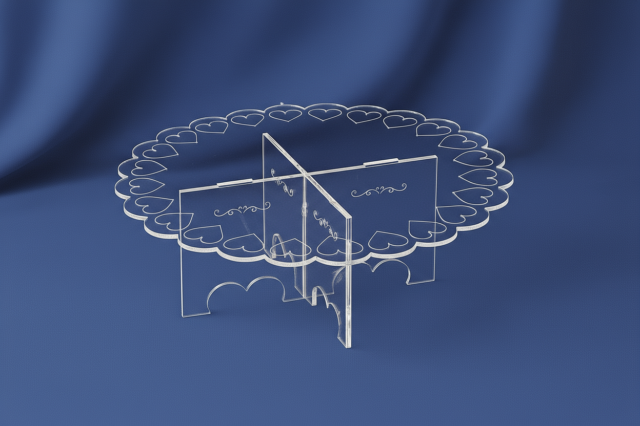 Suporte Expositor para Bolos, Doces, Guloseimas