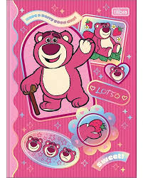 Caderno Colegial Brochura Lotso 160 Folhas
