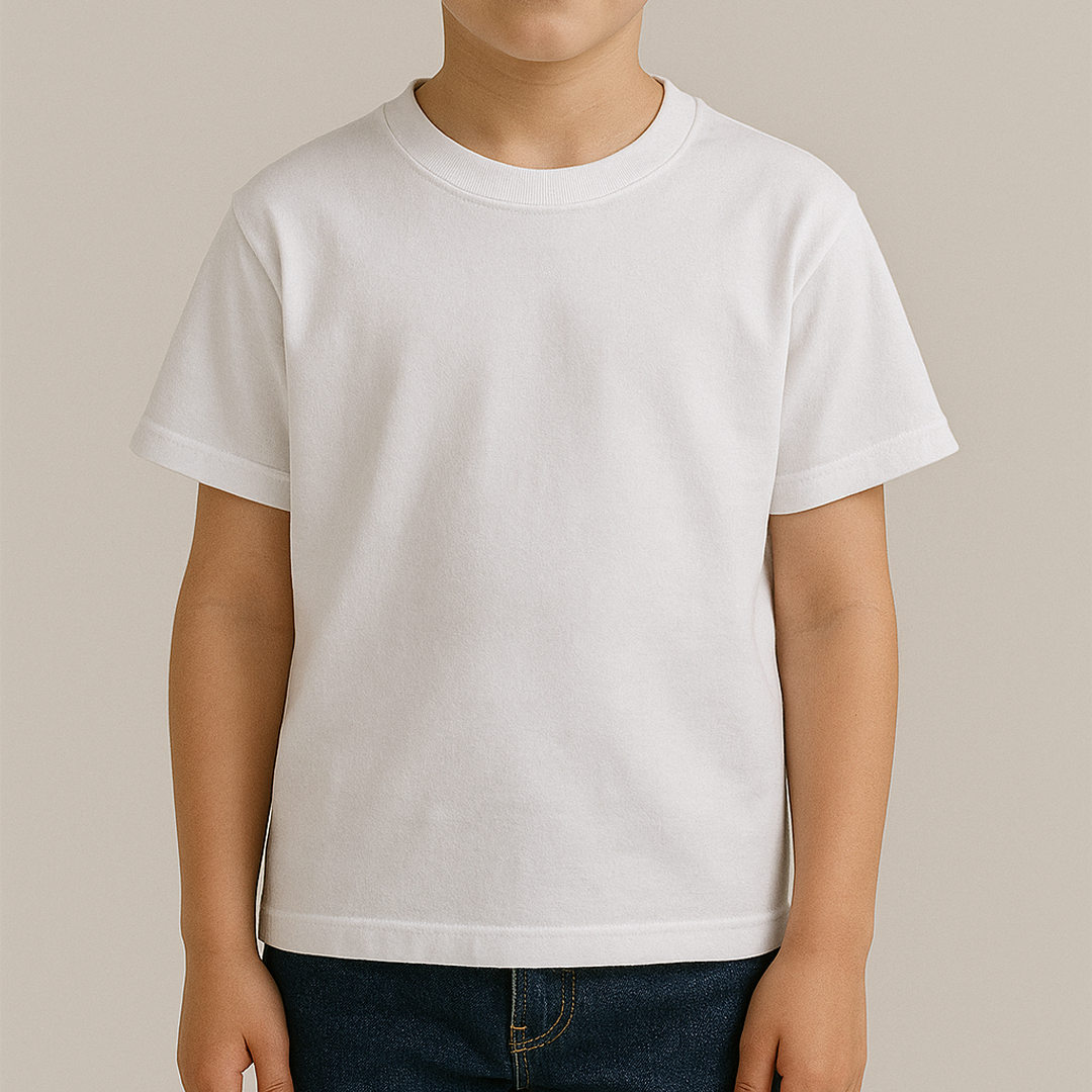 Camiseta Lisa Básica Infantil
