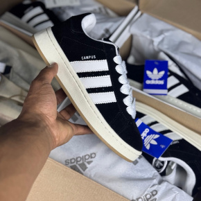 Adidas Campus Primeira Linha - Feminino/Masculino x Preto/Branco