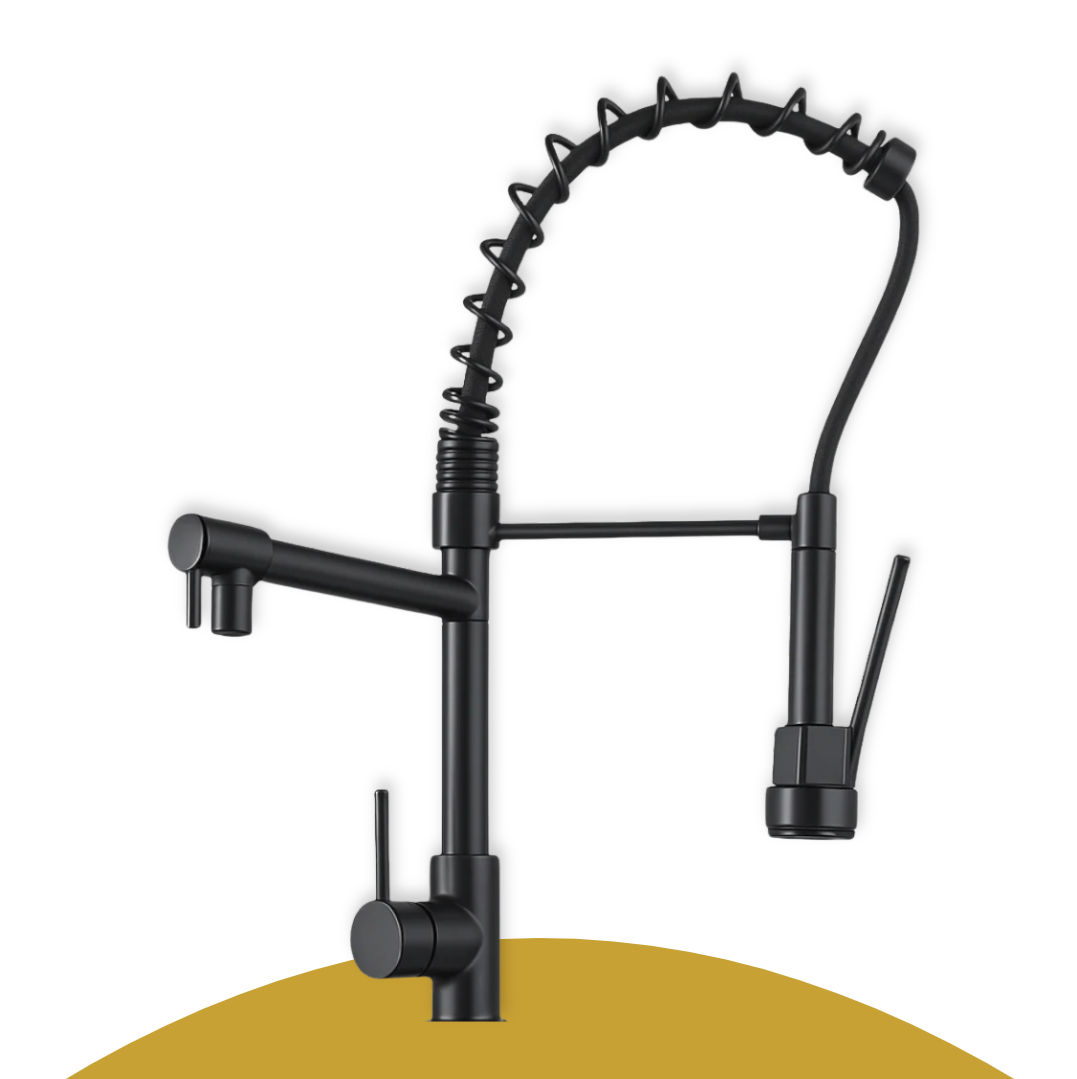 Torneira Gourmet para Cozinha Pull 360° com Filtro   Misturador Quente e Frio