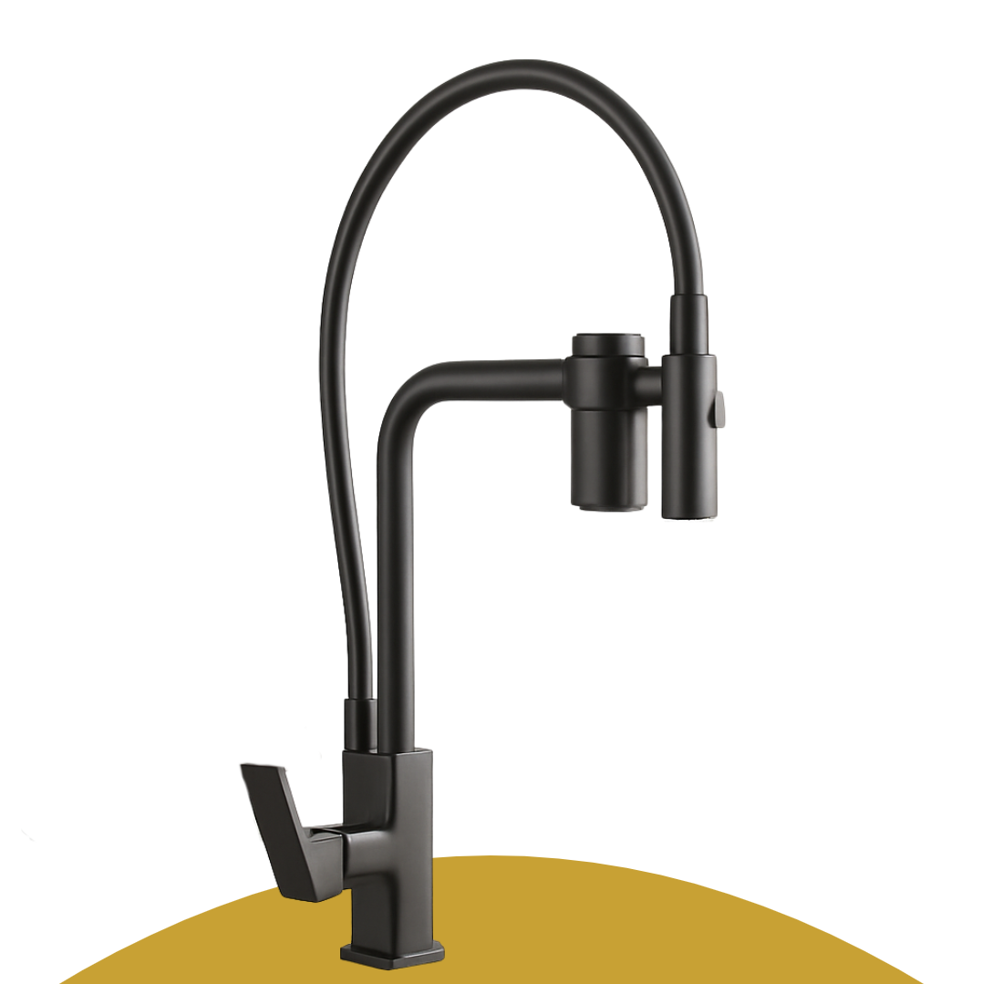 Torneira Gourmet 360° Extensível com Filtro - Água Quente e Fria e Filtrada