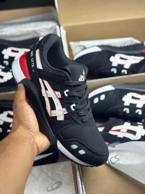 Tênis Masculino Asics Gel-Lyte III X  Preto  (Premium em Couro)