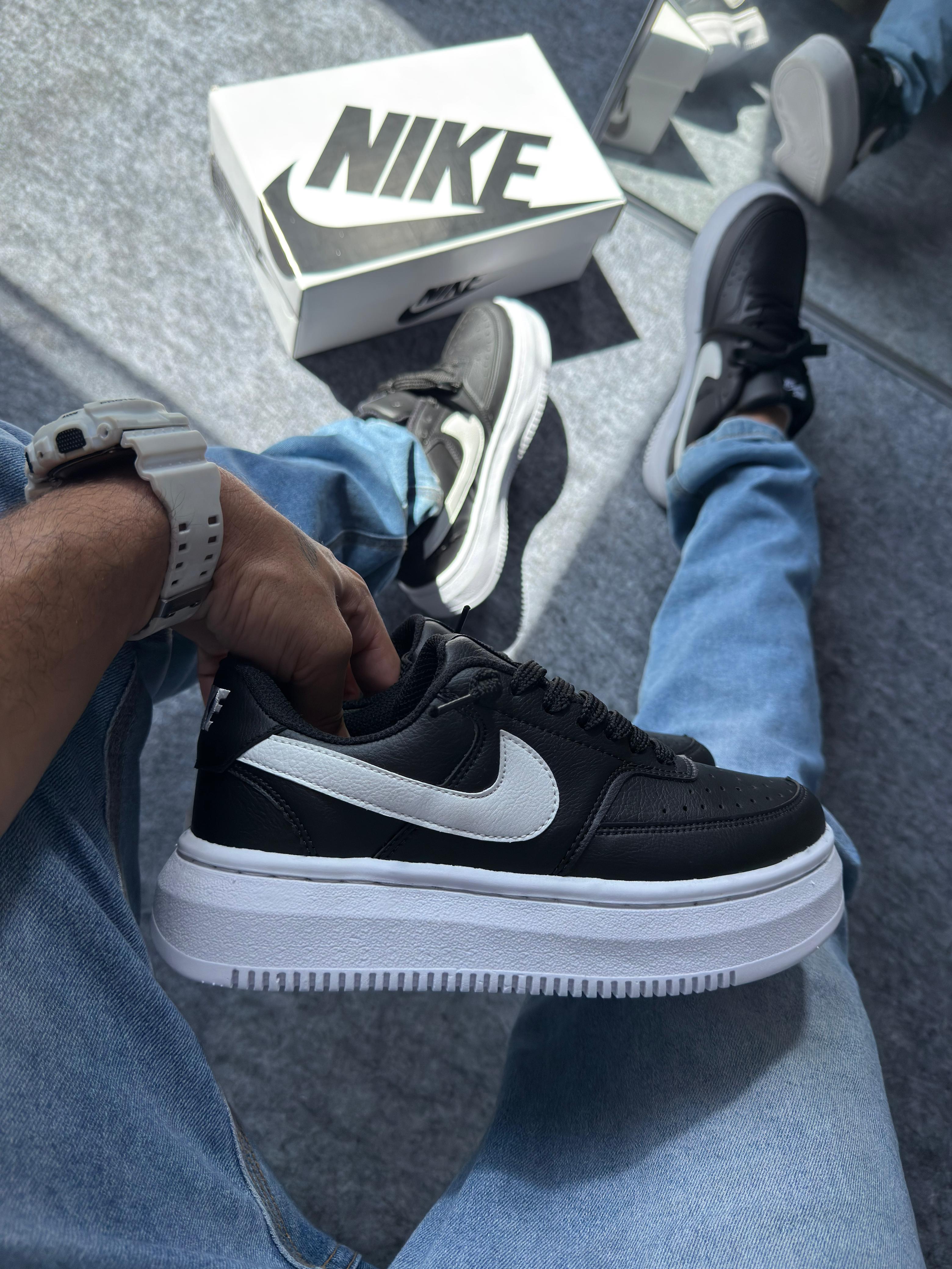 Tênis Nike Court Vision Masculino Preto/Branco   Conforto, Estilo e Durabilidade