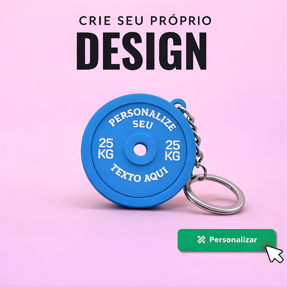 Chaveiro Anilha Personalizado