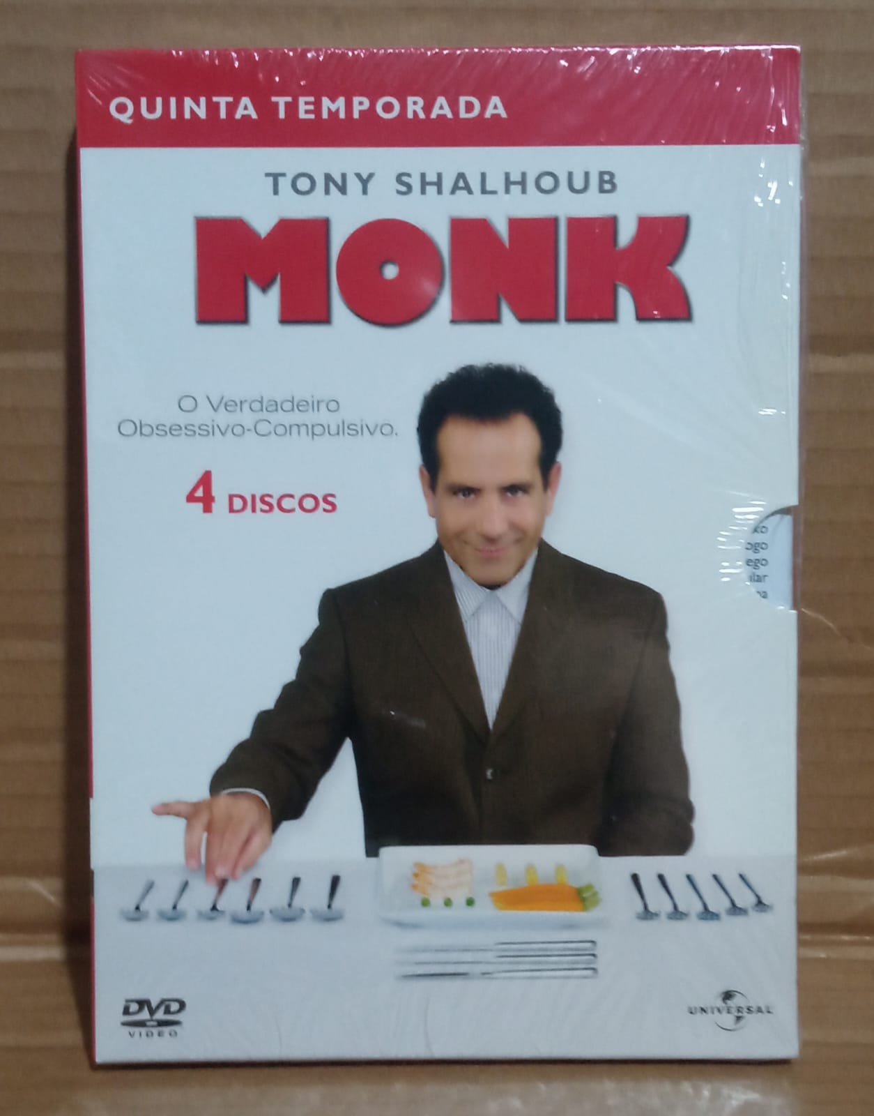 MONK - O Verdadeiro Obsessivo-Compulsivo: Quinta Temporada (Tony Shalhoub - 4 discos - lacrado)