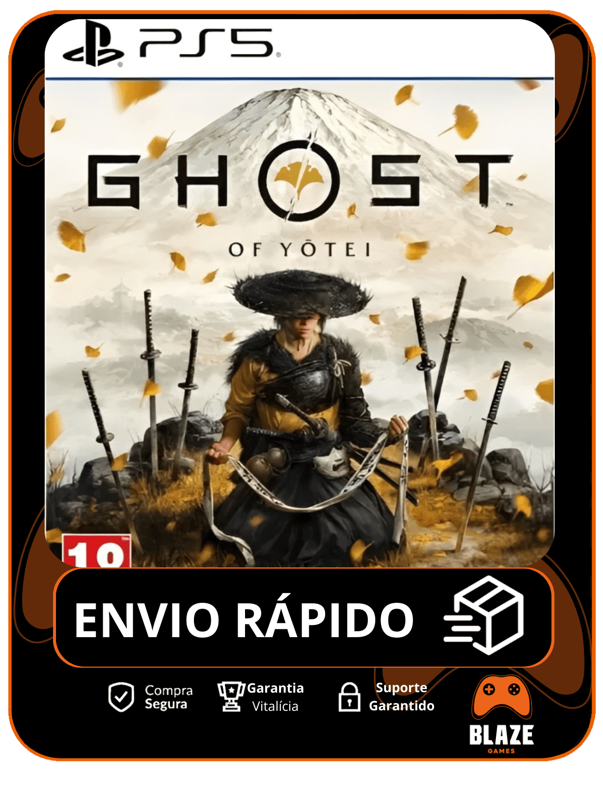 Ghost of Yotei - PS5 - Edição Standard - Mídia Digital