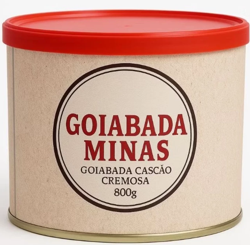 Goiabada Cascão Cremosa Minas 800g - Artesanal de Minas Gerais