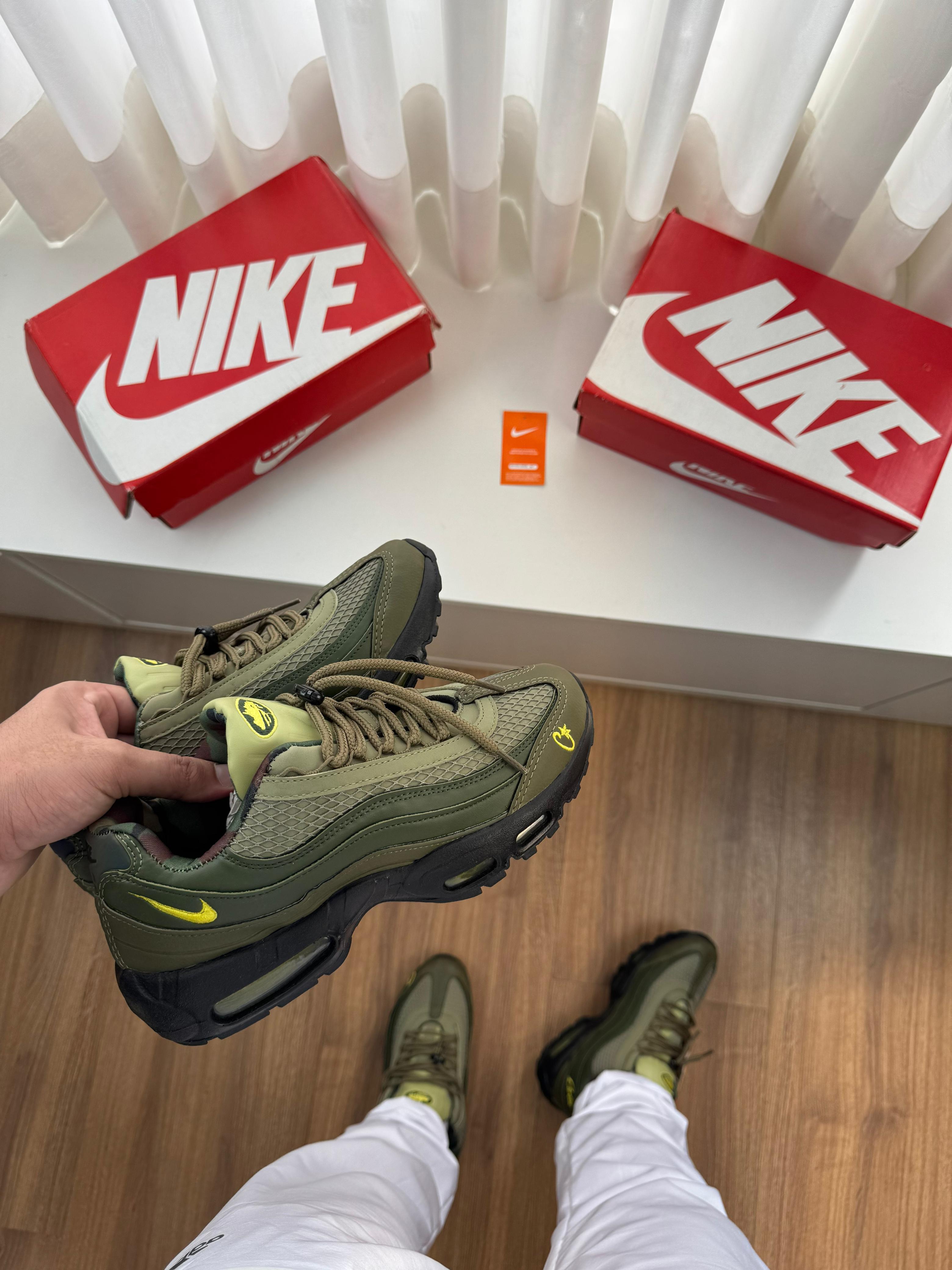 Tênis Nike Air Max 95 Masculino Verde   Conforto, Estilo e Amortecimento Air