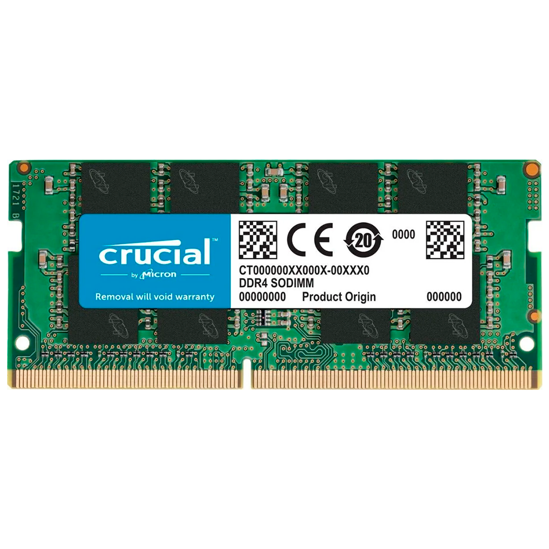 Memória RAM color verde 8GB 1 DDR4 3200Mhz Crucial CT8G4SFRA32A