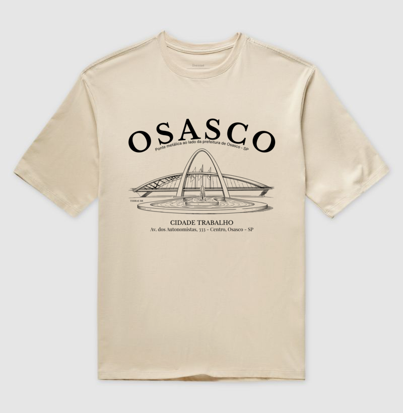 "OSASCO CIDADE E TRABALHO OVERSIZEDS"