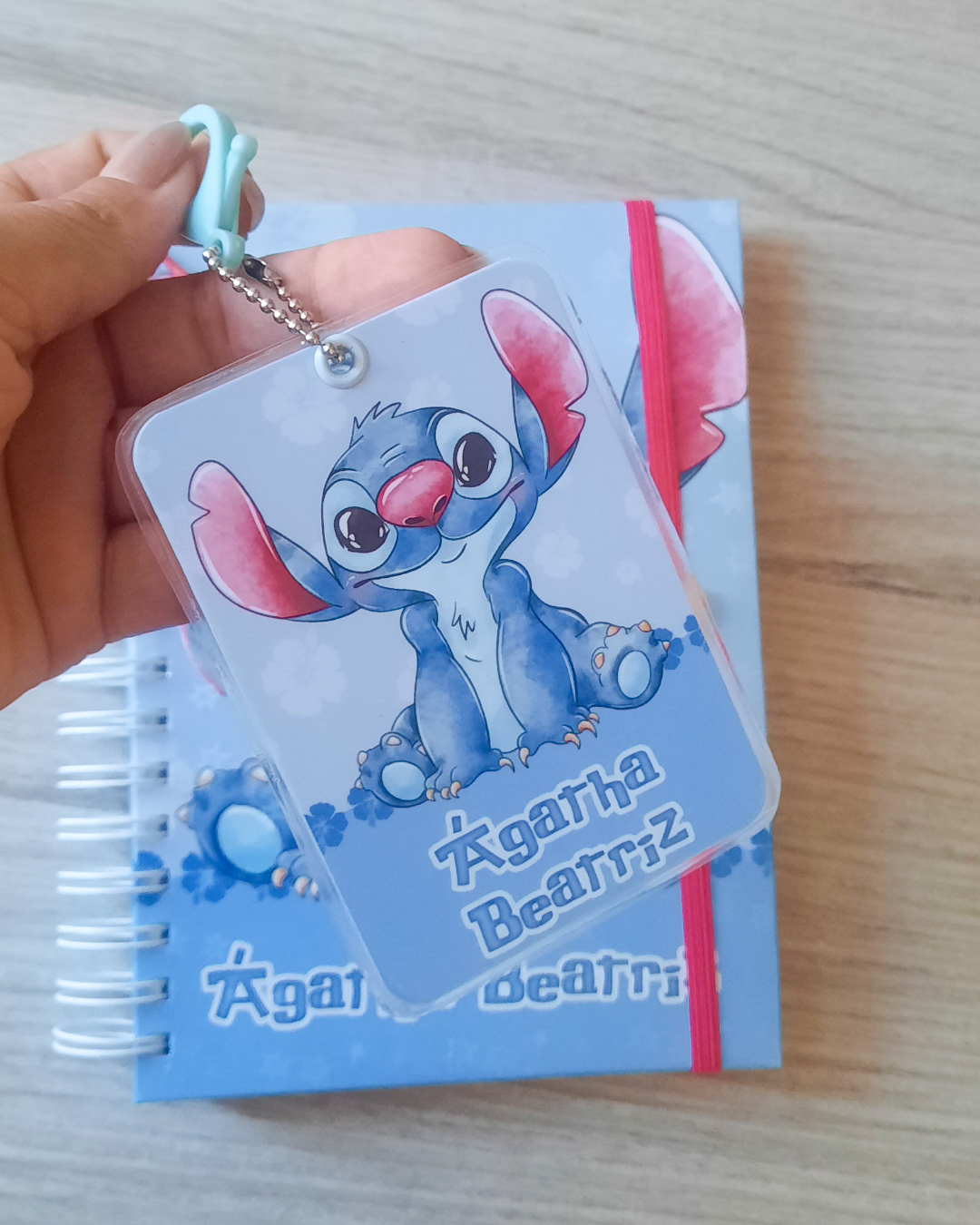 Tag de Identificação para Mochila - Stitch