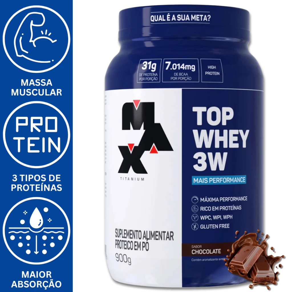 Top Whey 3W + Performance 900G