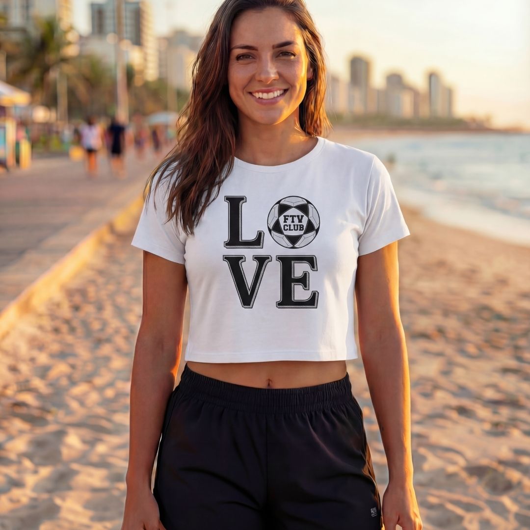 Cropped Feminino Futevôlei - Love