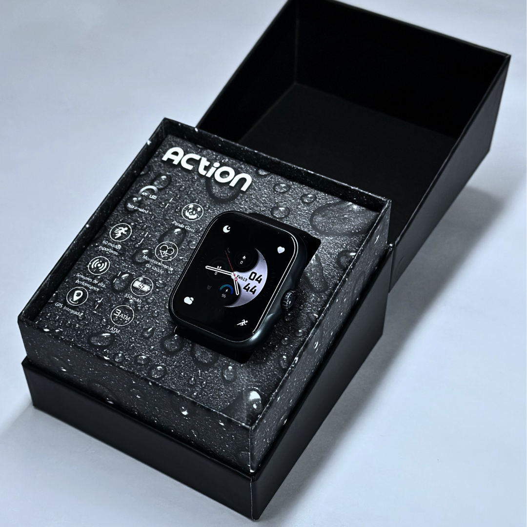 Smartwatch ACTION WEARZONE | O Relógio Que Acompanha o Seu Ritmo!