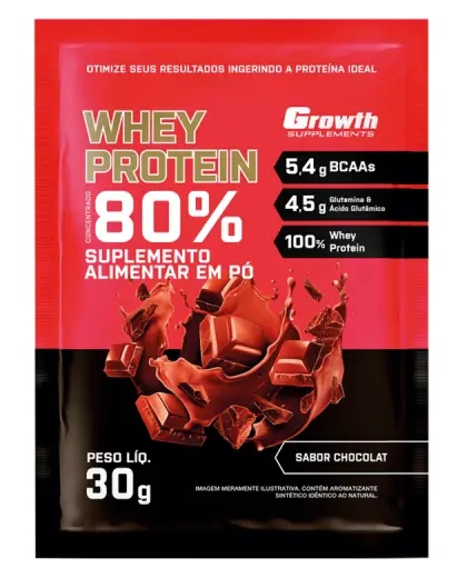 DOSE WHEY PROTEIN CONCENTRADO (30G) - GROWTH SUPPLEMENTS