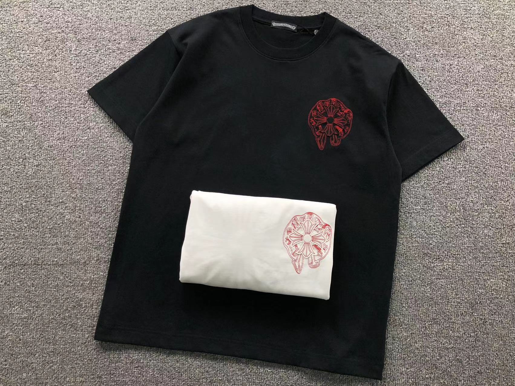 Camisa Chrome Hearts Red Logo