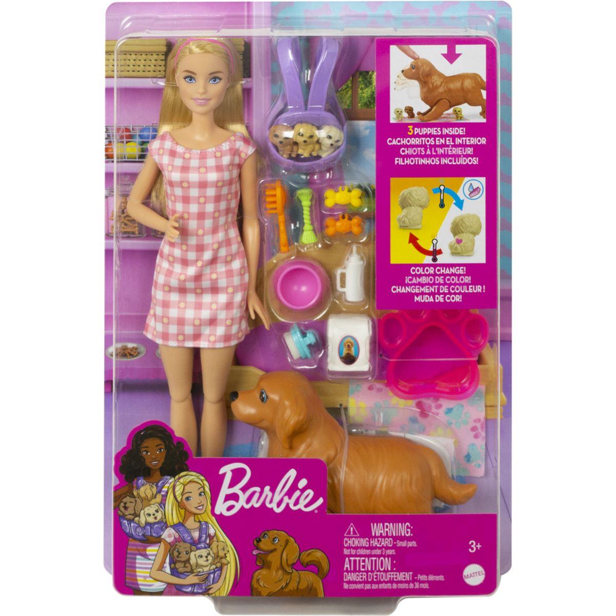 BARBIE FAMILY CJTO FILHOTES RECEM-NASCIDOS - MATTEL