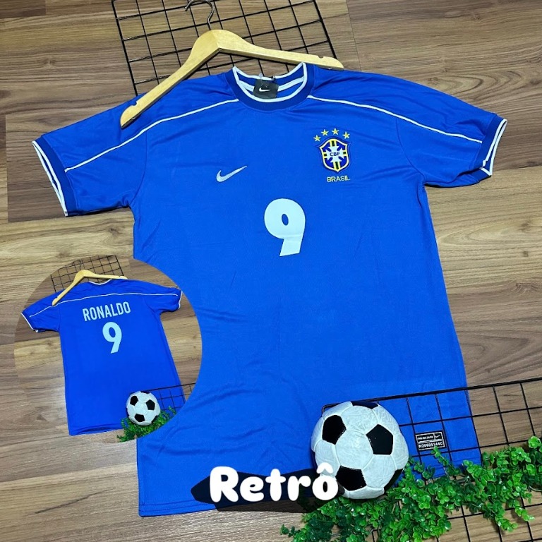 Camisa II Brasil 1998 (nacional primeira linha)