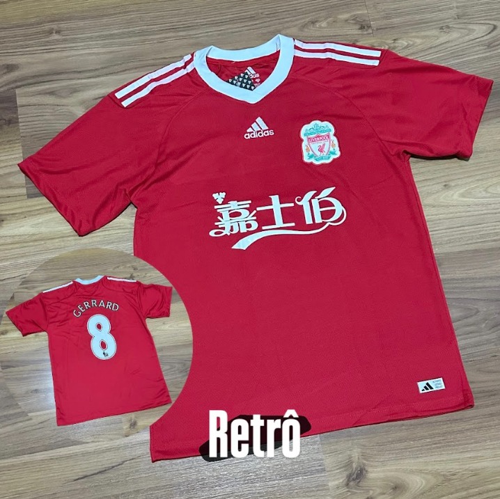 Camisa Liverpool 2008 (nacional primeira linha)