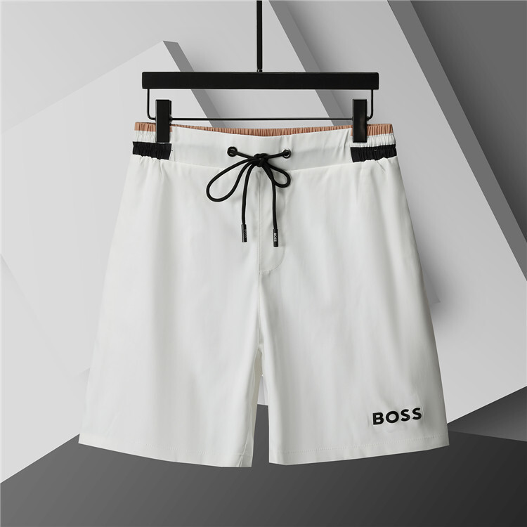 Bermuda Hugo Boss-Quick-drying swim shorts with outline logo