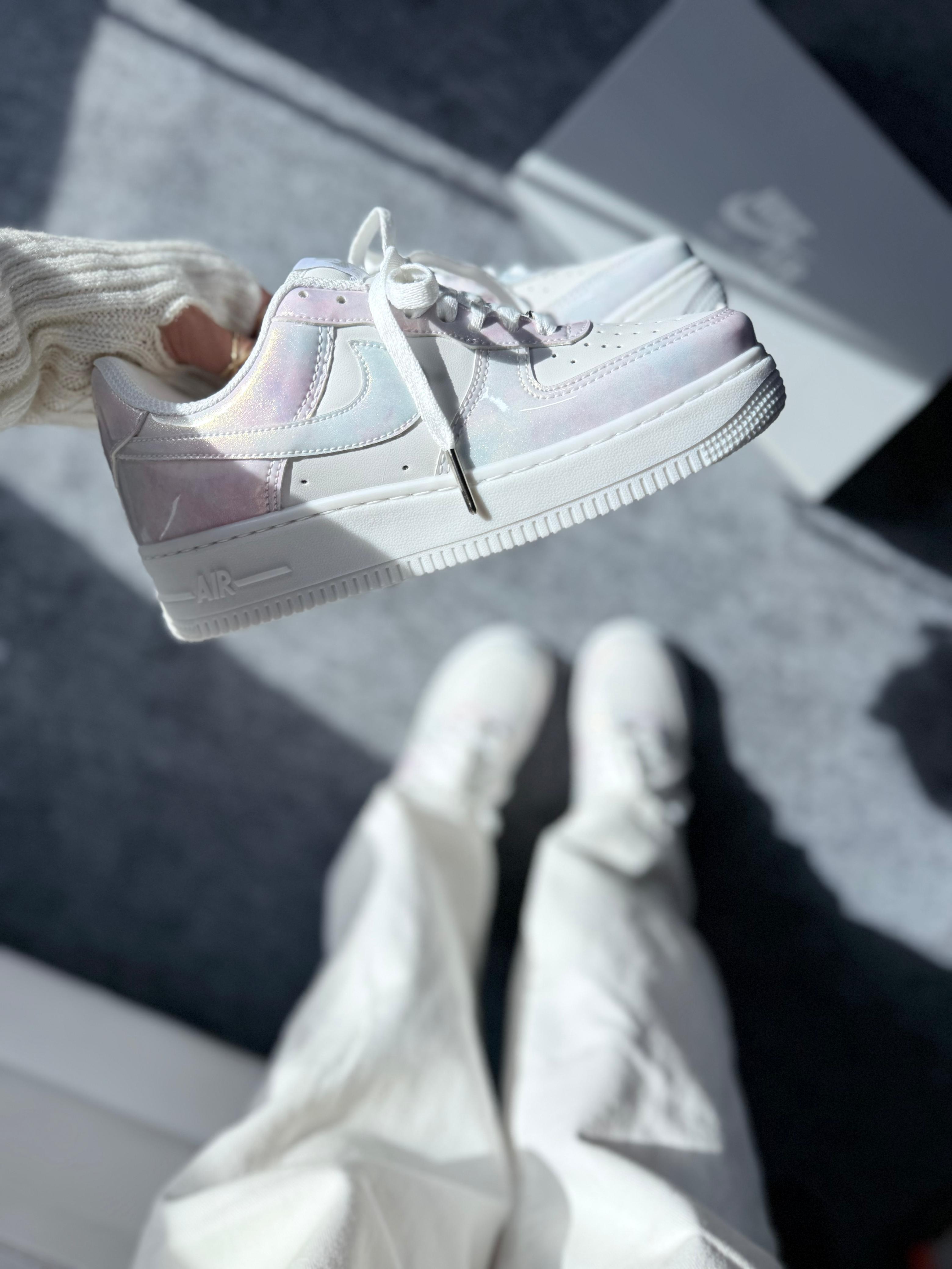 Tênis Nike Air Force Feminino Pérola   Conforto, Estilo e Moda Street