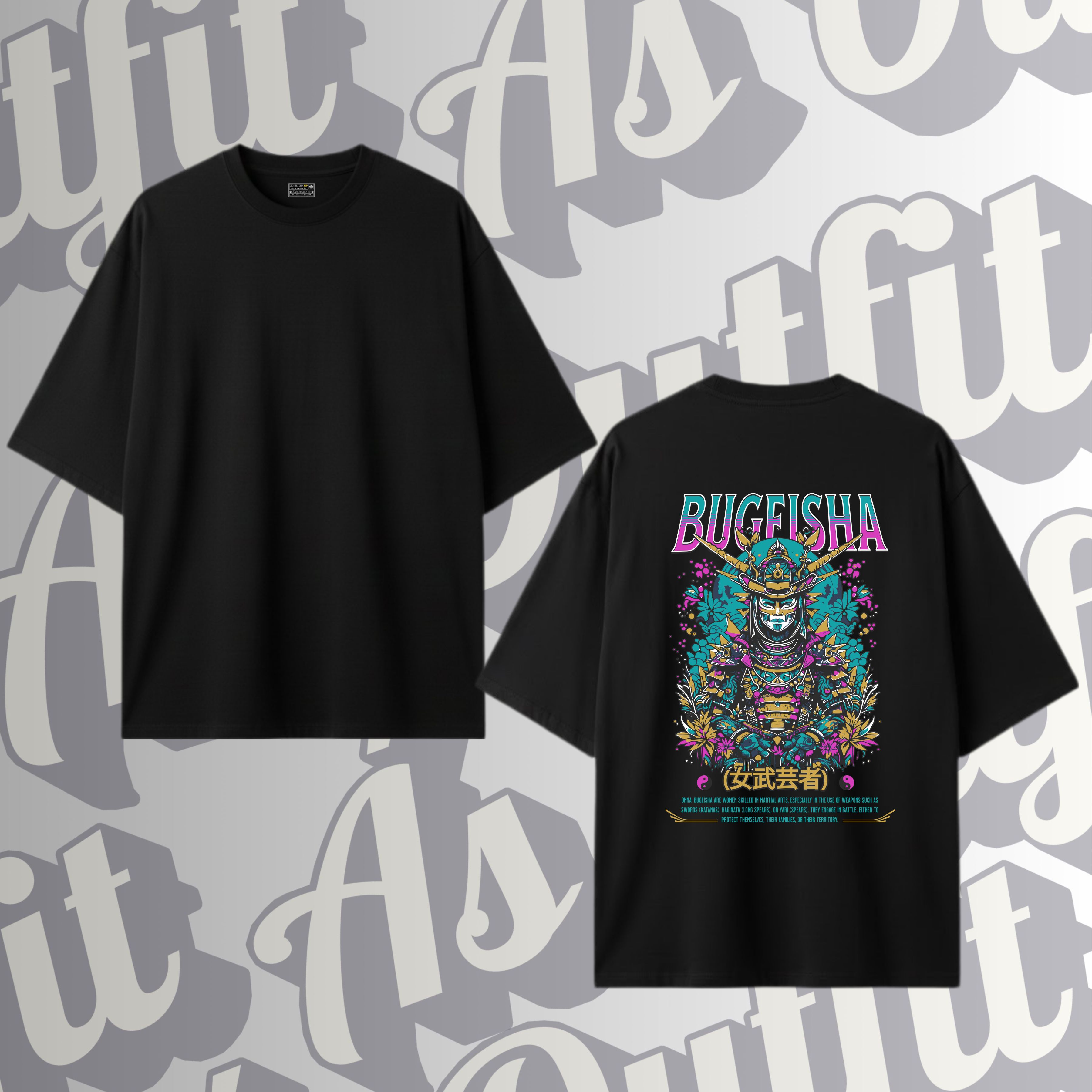 Camiseta oversized Bugeisha