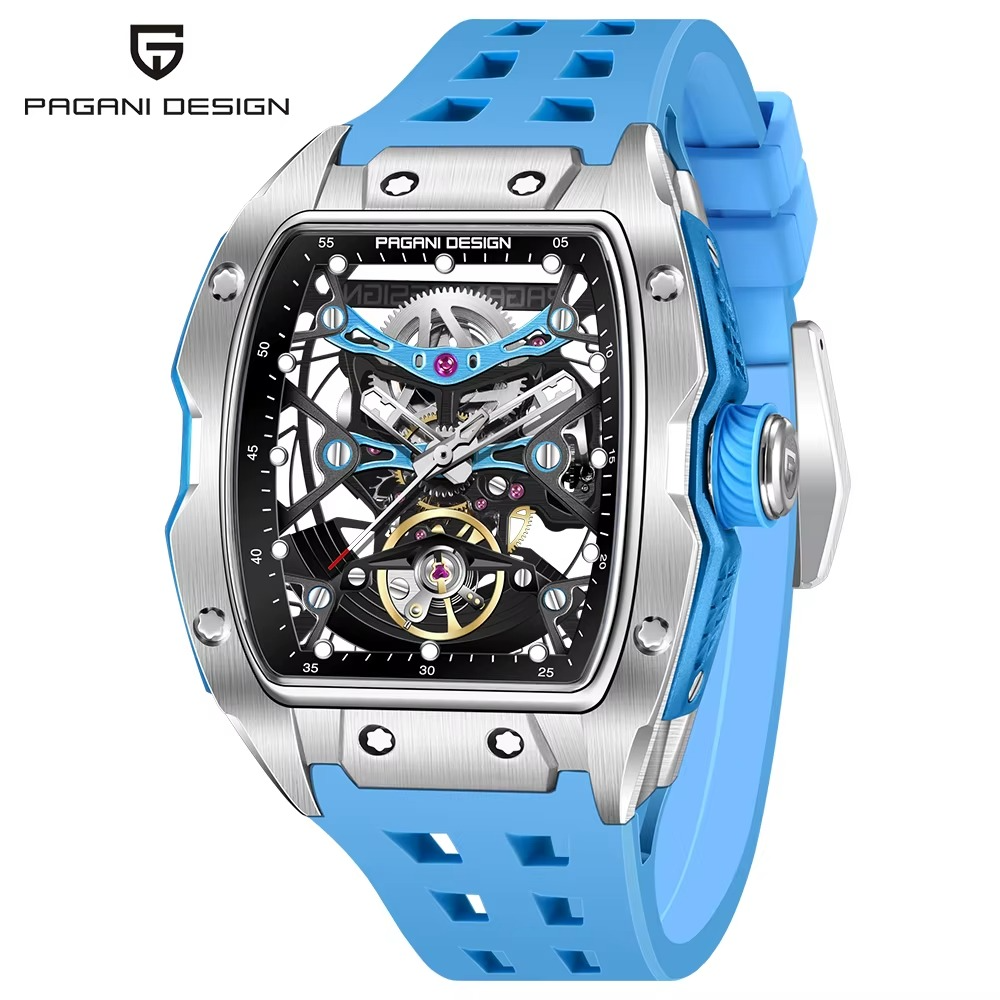 Relógio Masculino Automático Pagani Design PD-YS018   Aço Inoxidável, Safira, 5 ATM