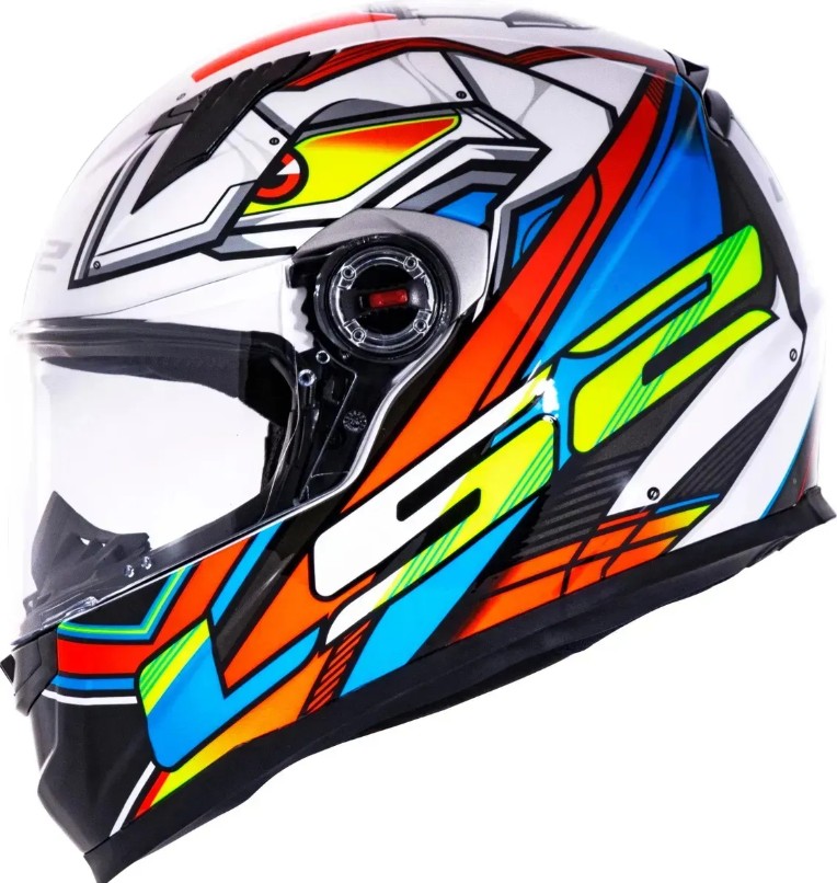 Capacete LS2 FF358 Classic Xdron Neon Multicolorido