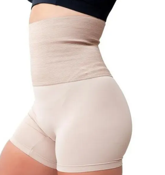 Short Cinta Modeladora Aperta Barriga Reduz Medida