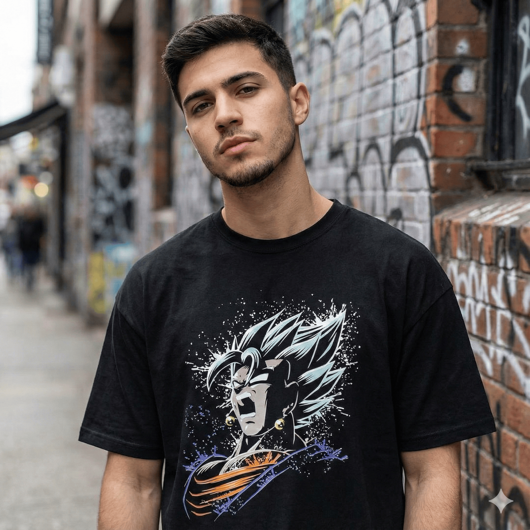 Camiseta Oversized VEGETTO Preta