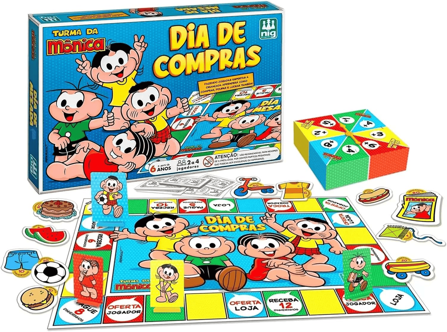 Jogo Dia de Compras Turma da Mônica