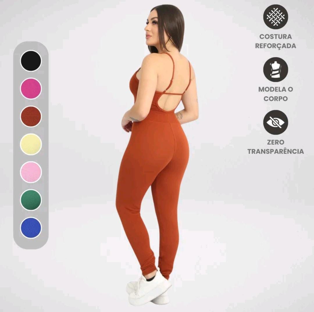 Macacão para academia que esculpe o corpo