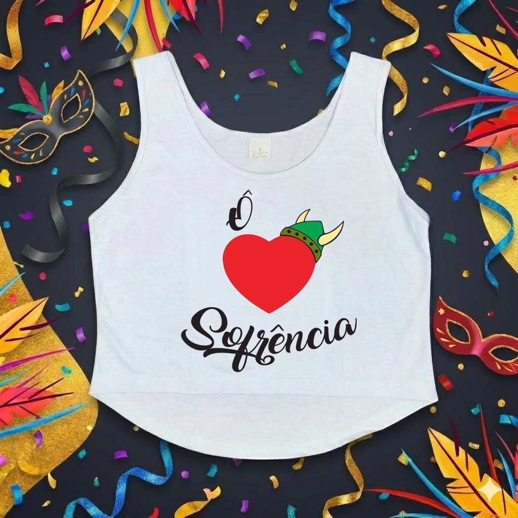 Cropped Carnaval "Ô Sofrência" - O Hino dos Solteiros