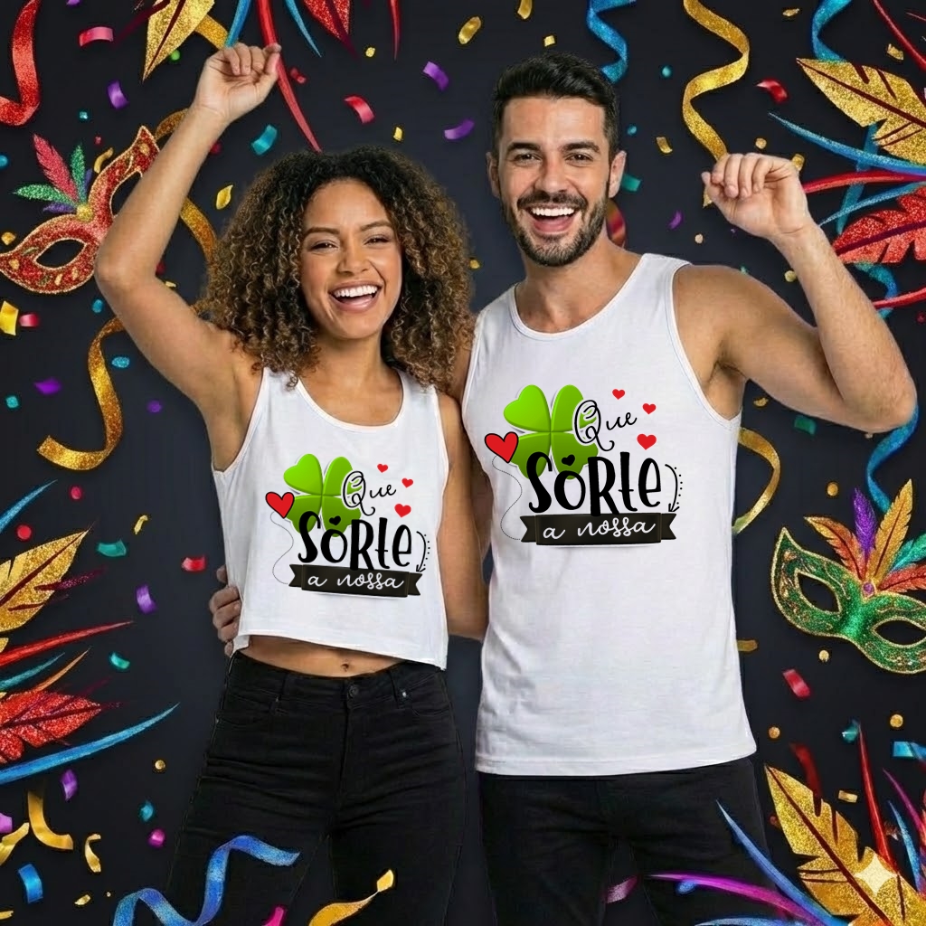 Kit Casal Carnaval "Que Sorte a Nossa" - A Fantasia do Amor