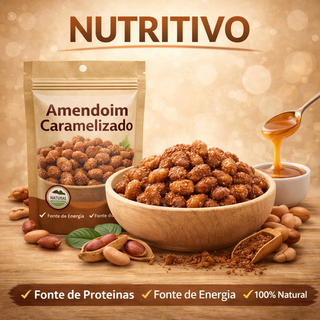 Amendoim Caramelizado