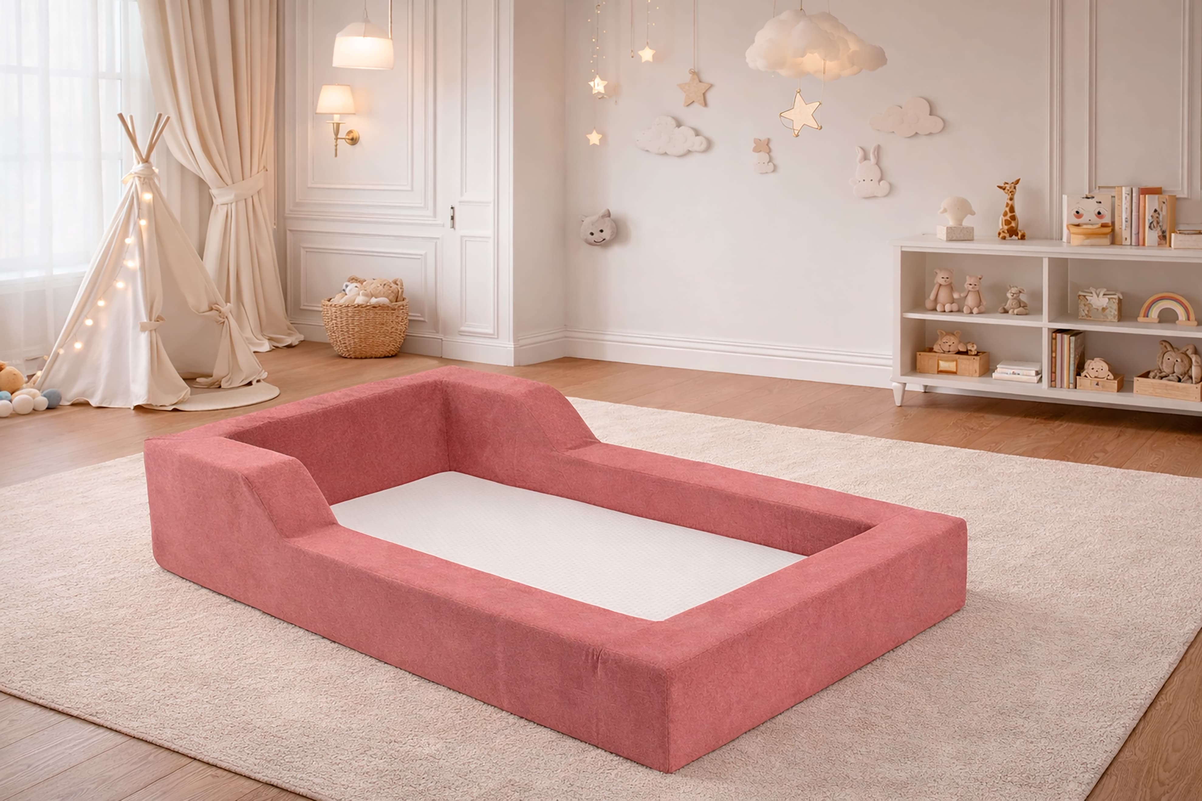 Cama Montessoriana Solteiro com colchão - 100% Espuma | Durmae