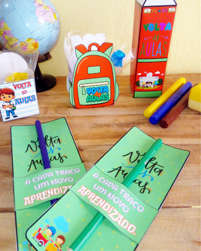LEMBRANCINHAS DE VOLTA ÀS AULAS