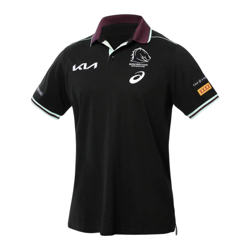 Camisa NRL Polo Brisbane Broncos 2026