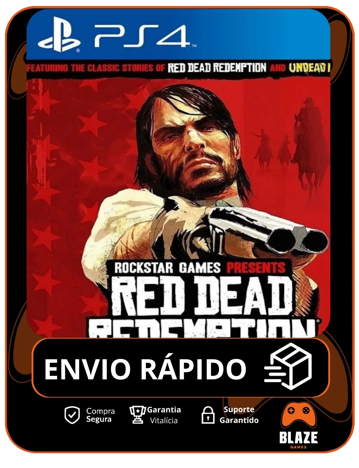 Red Dead Redemption - PS4 - Edição Padrão - Mídia Digital