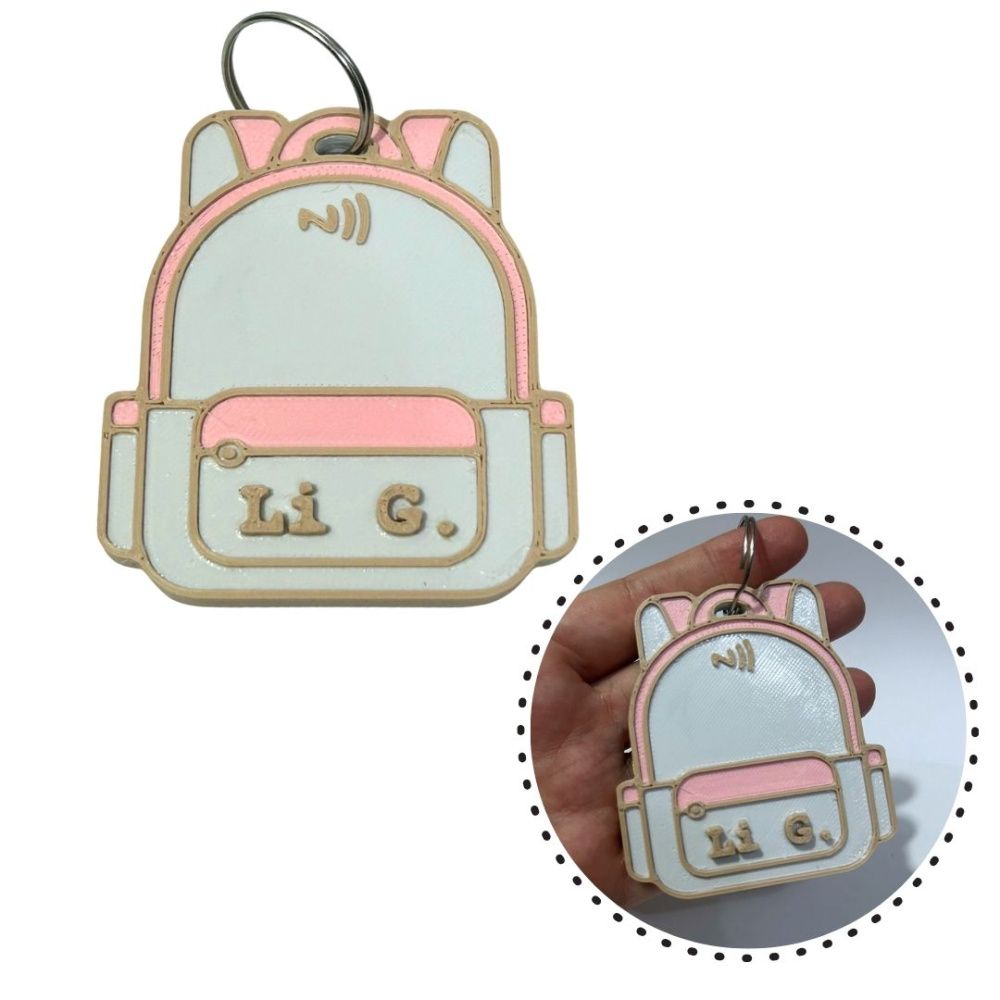Chaveiro Personalizável Bolsa Tag NFC