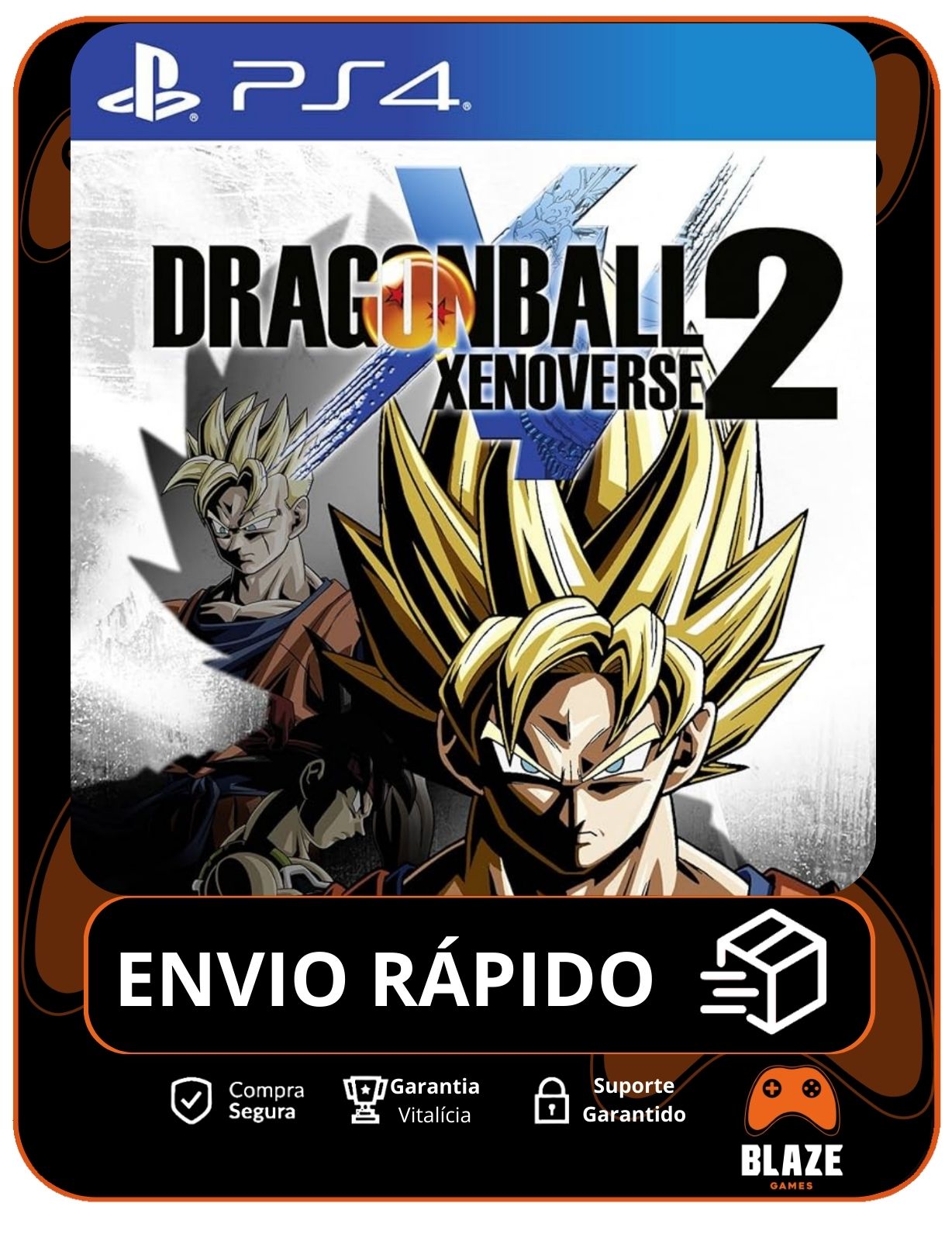 DRAGON BALL XENOVERSE 2 - PS4 - Edição Padrão - Mídia Digital