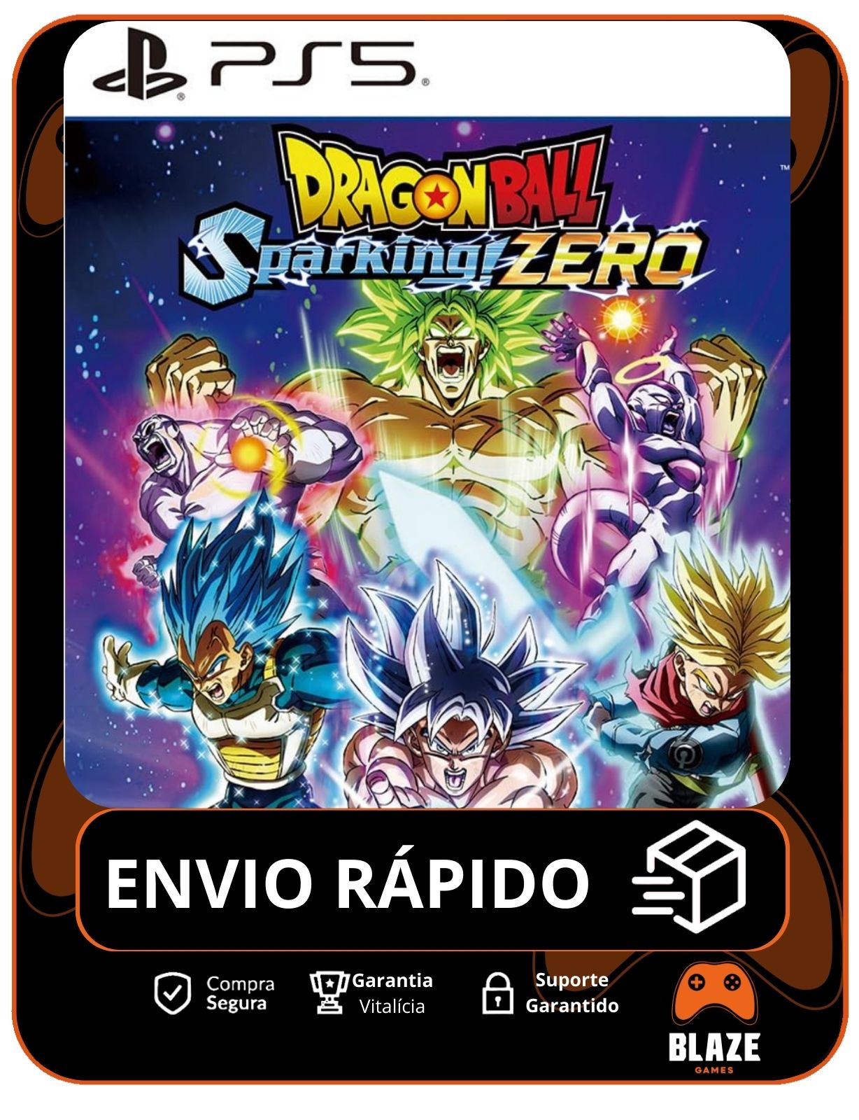 DRAGON BALL: Sparking! ZERO - Edição Padrão - PS5 - Mídia Digital