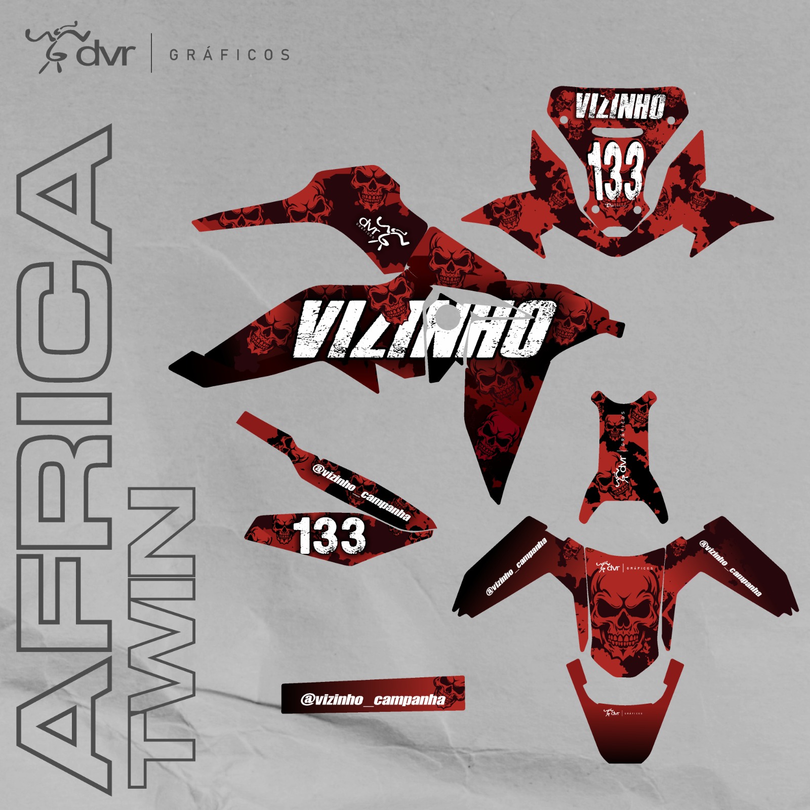 Kit gráfico Africa Twin
