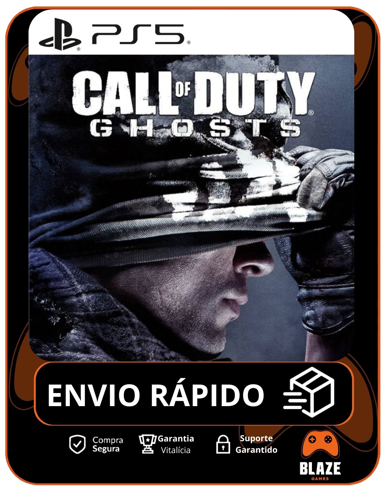 Call of Duty: Ghosts - PS5 - Edição Padrão - Mídia Digital