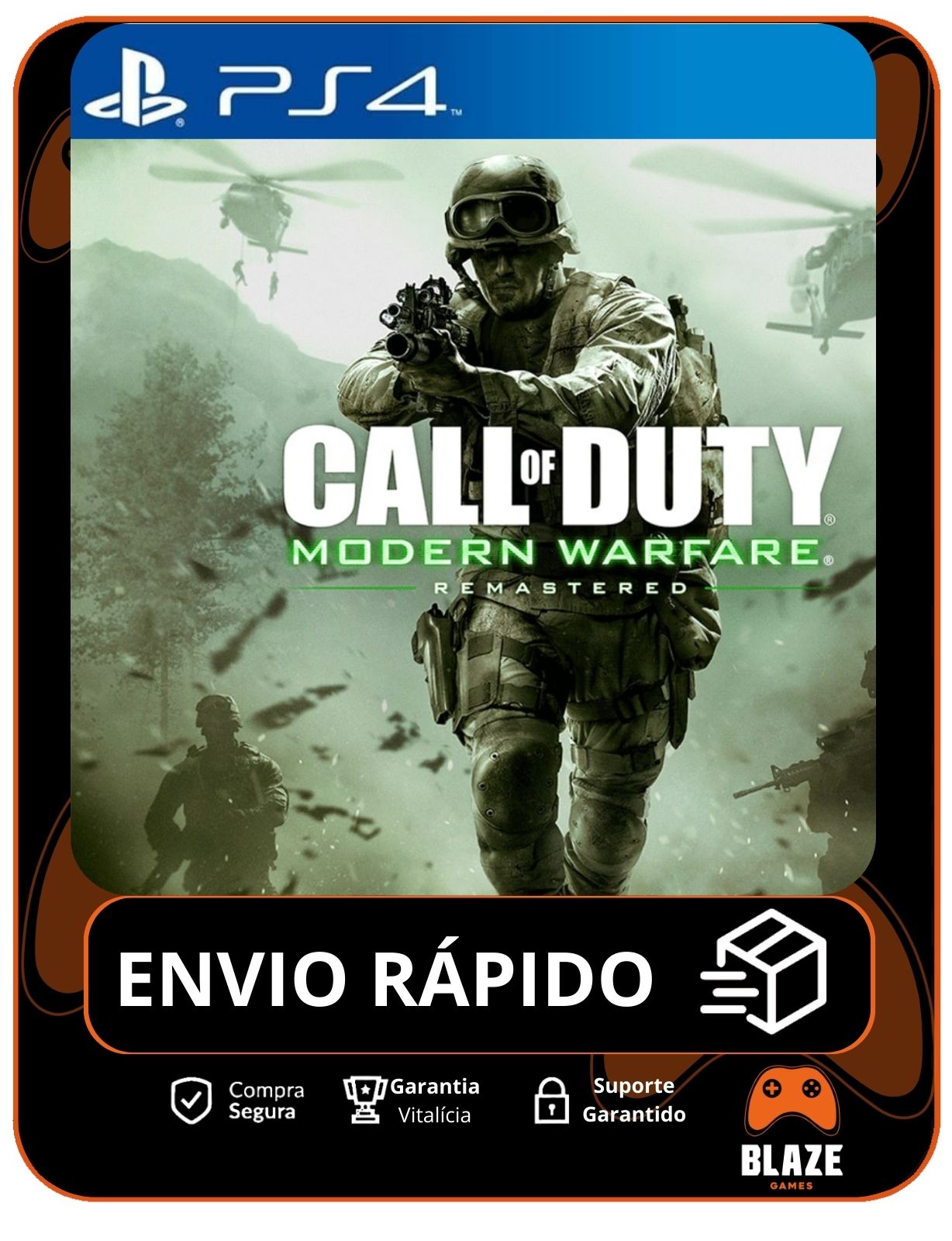 Call of Duty: Modern Warfare Remastered - PS4 - Edição Padrão - Mídia Digital
