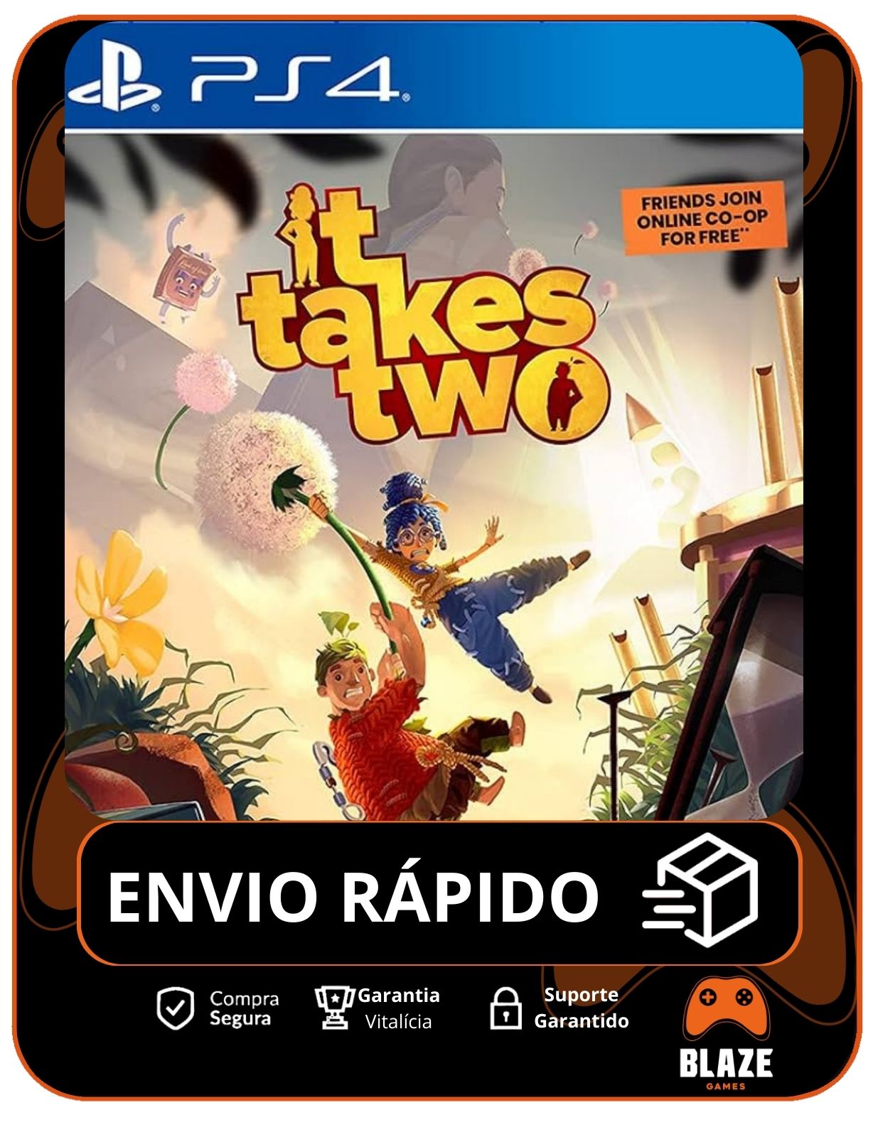 It Takes Two - PS4 - Edição Padrão - Mídia Digital
