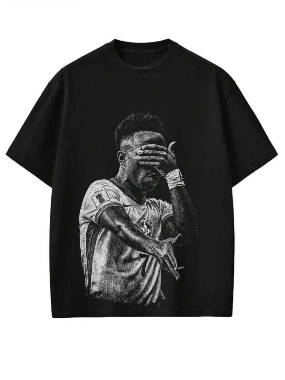 Camiseta Oversized Vinicius Jr. Brazilian Icons