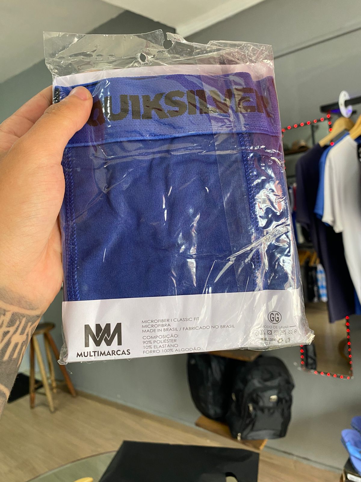 Cueca QuickSilver Microfibra / N°GG