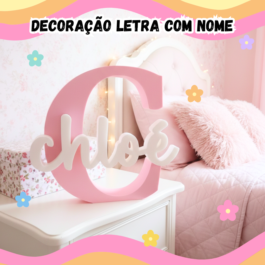 Decoração Letra Com Nome